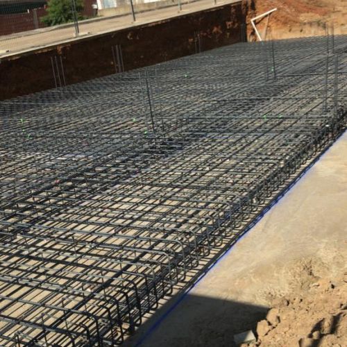 Aplicación de solera en vivienda