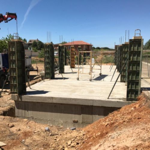 Cimentación vivienda